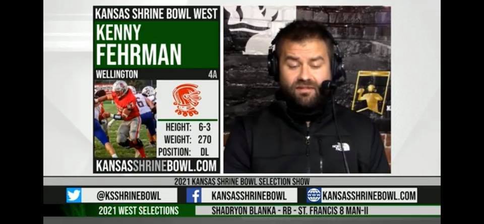 2021 Shrine Bowl Selectee Kenny Fehrman