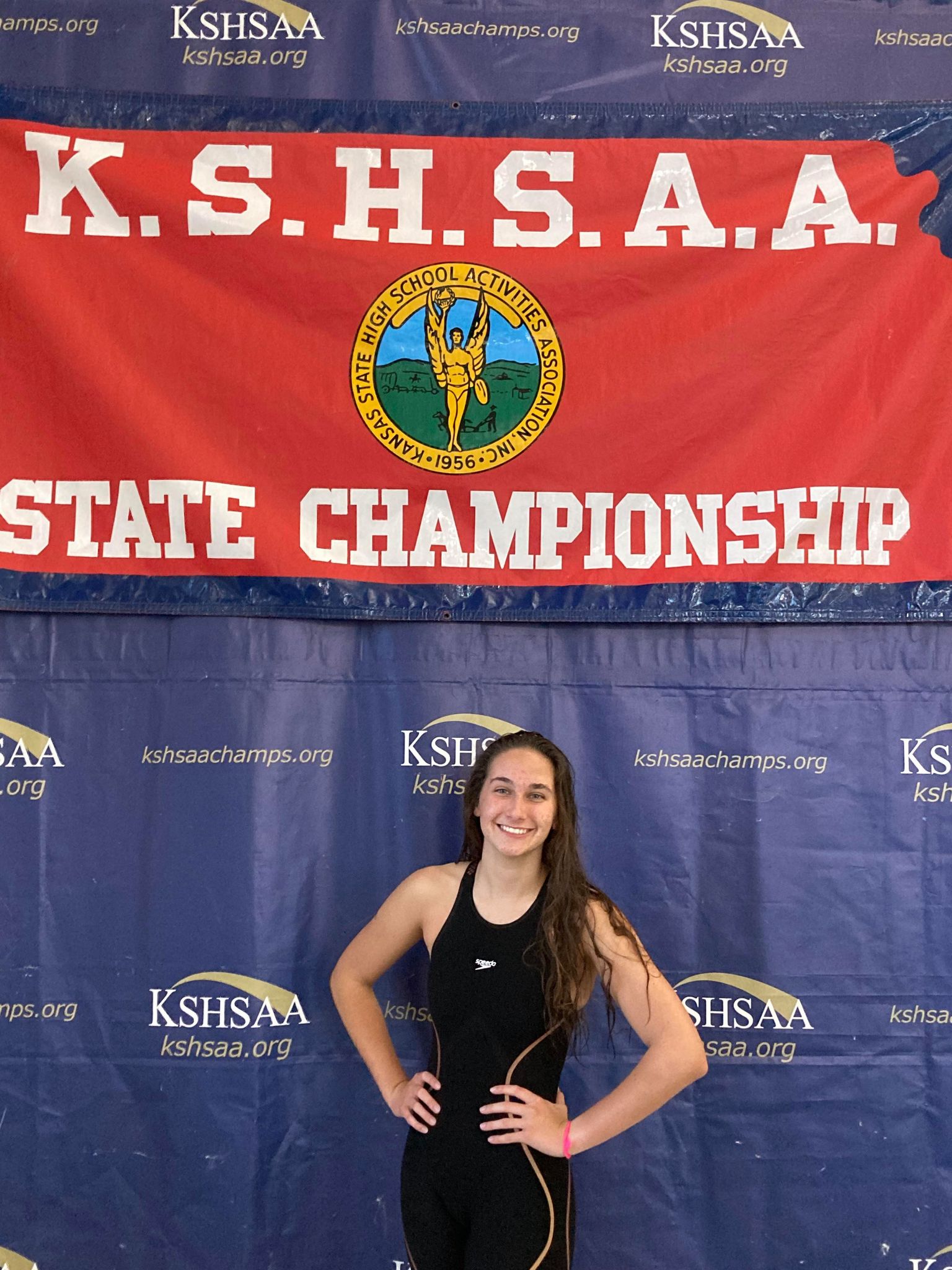 Jensen at State Swimming Meet