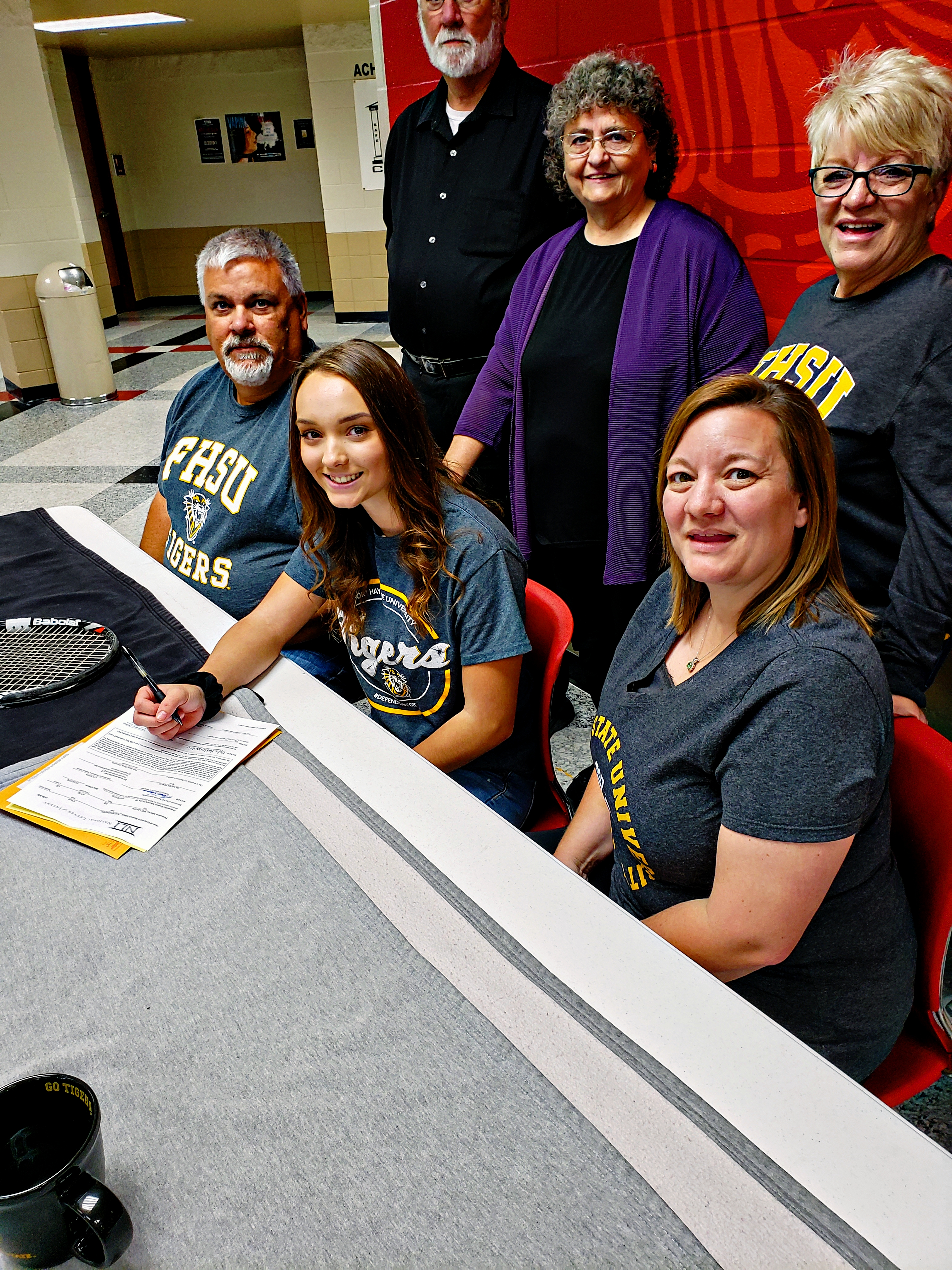 Kylie Aufdengarten Signing FHSU TENNIS 111319