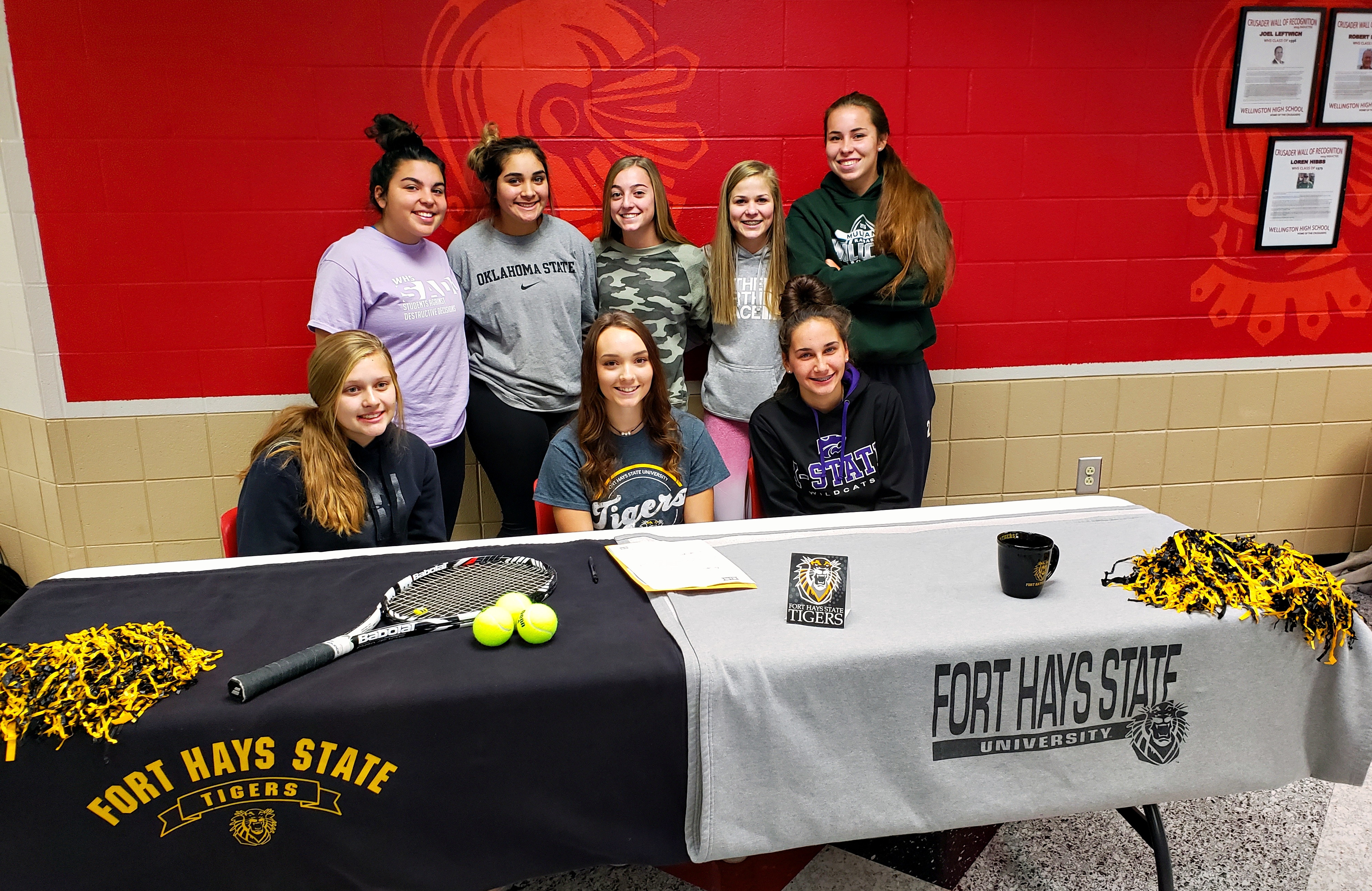 Kylie Aufdengarten Signing FHSU TENNIS 111319