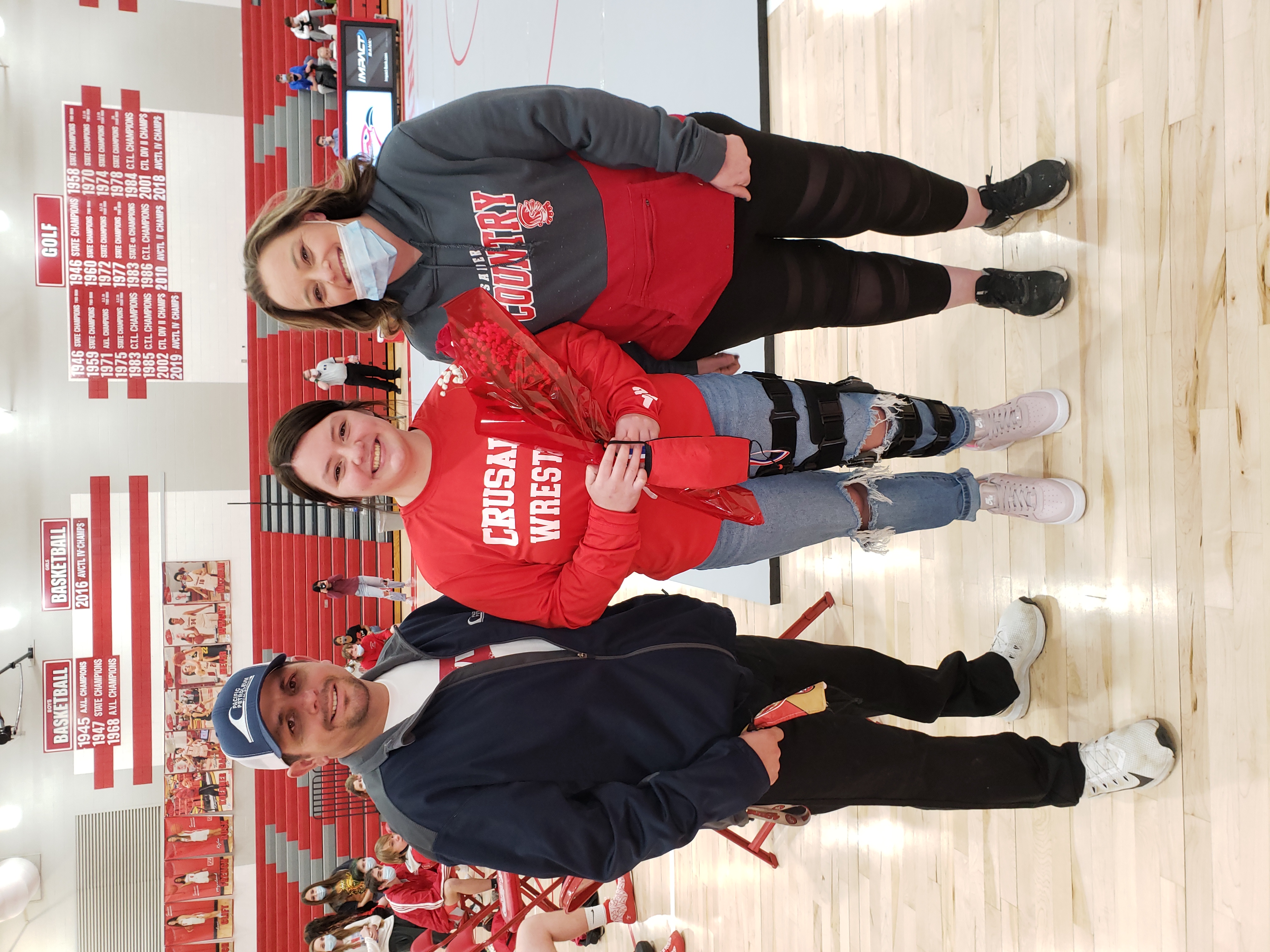 Senior Night Michaela Rodriquez & Family