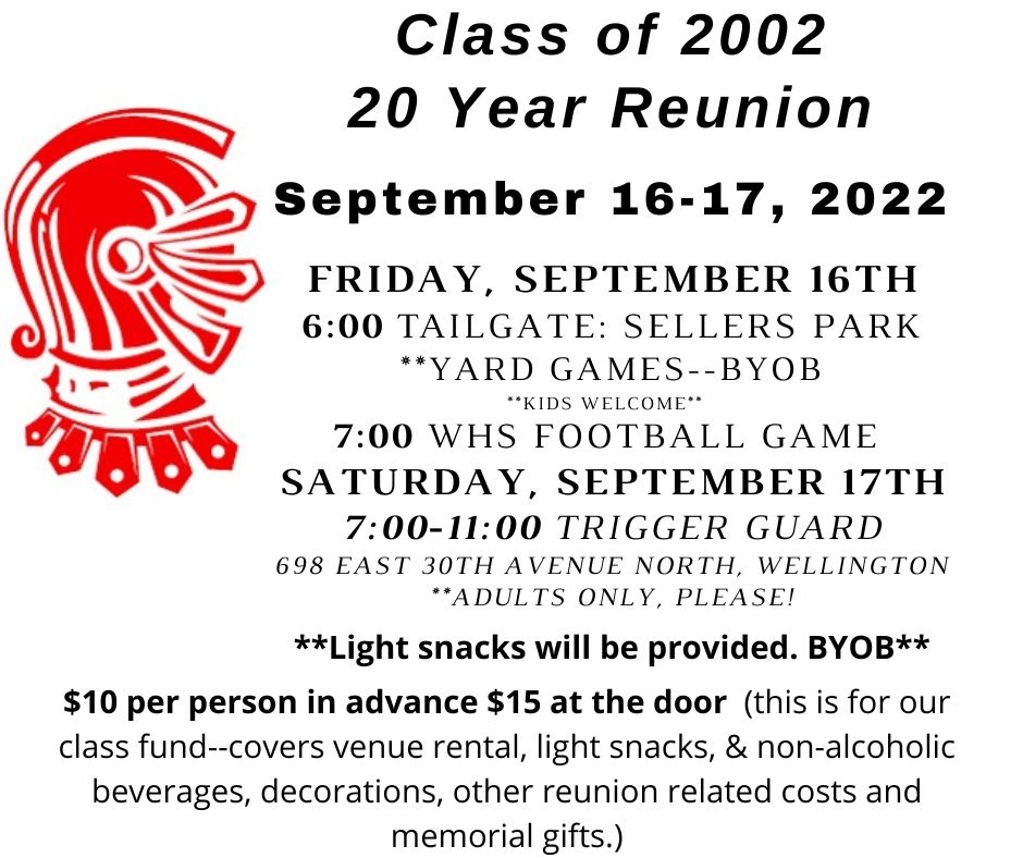 flyer for 2002 reunion