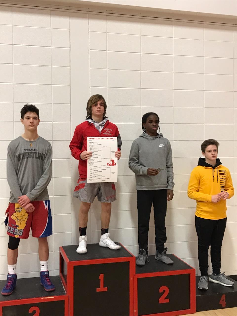 Brennan Cantrell 1st Place 113 lbs 3-0