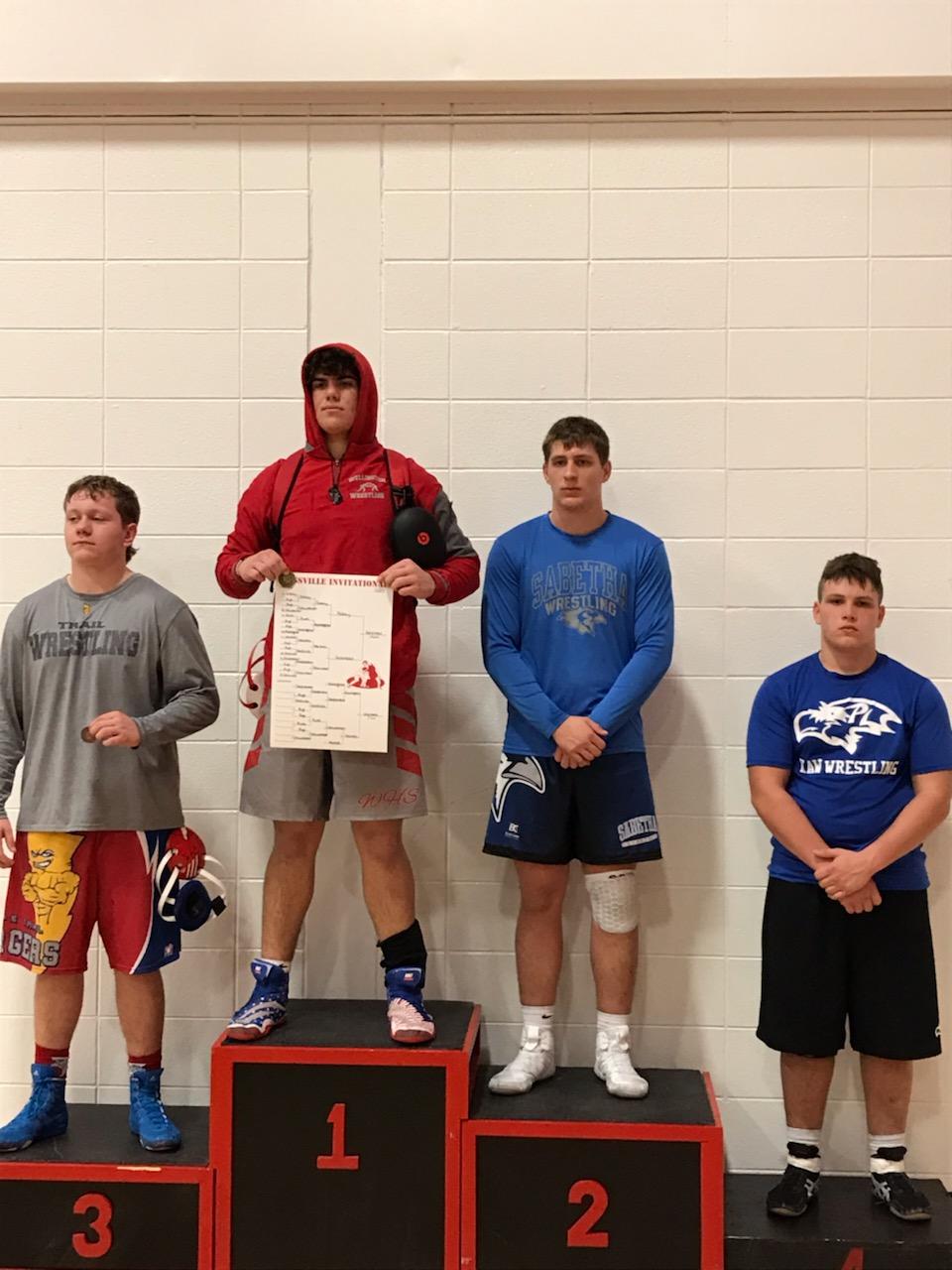 Kenny Fehrman 220 lbs. 3-0 1st place