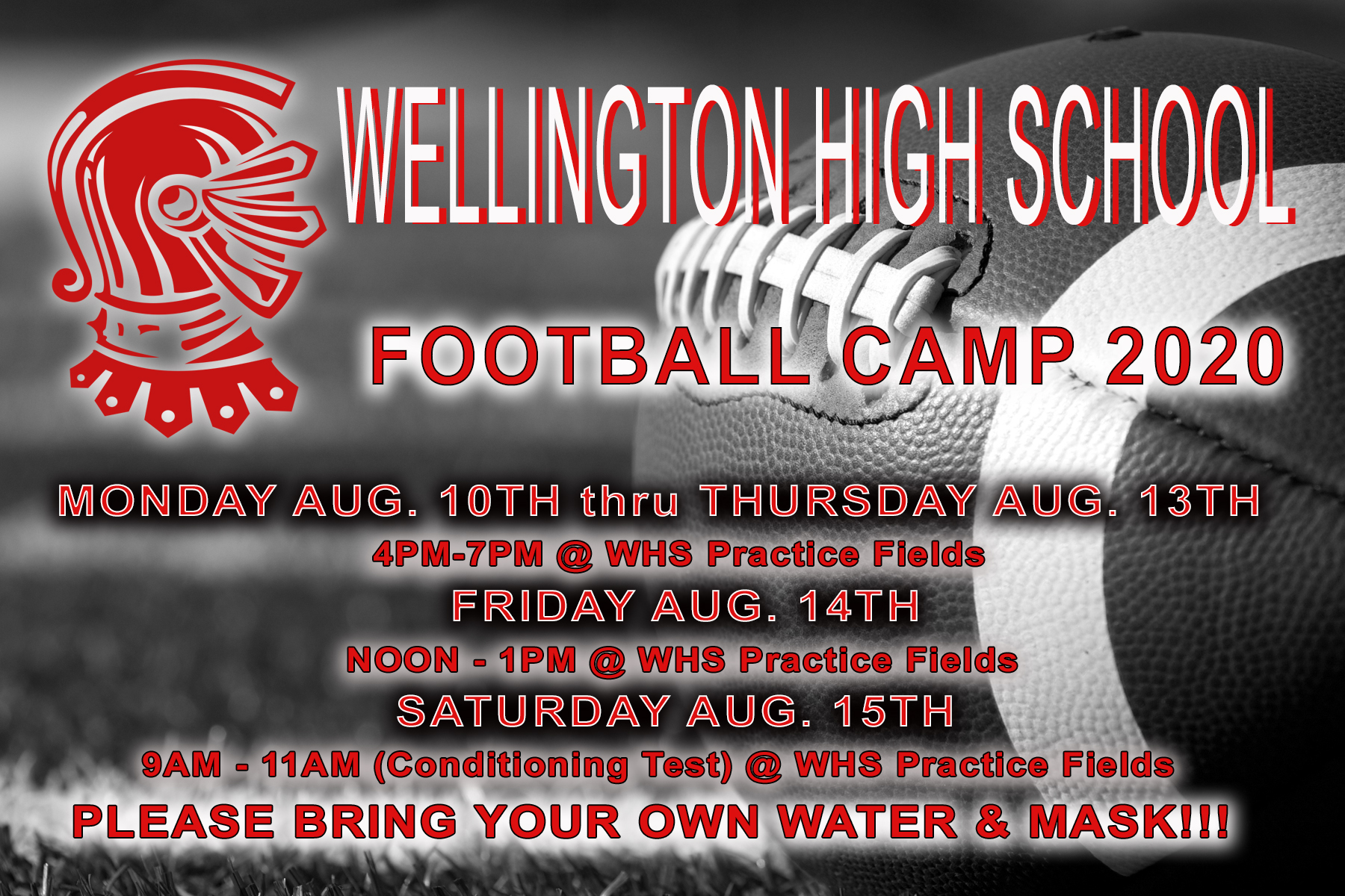 WHS Football Camp 2020 Promo