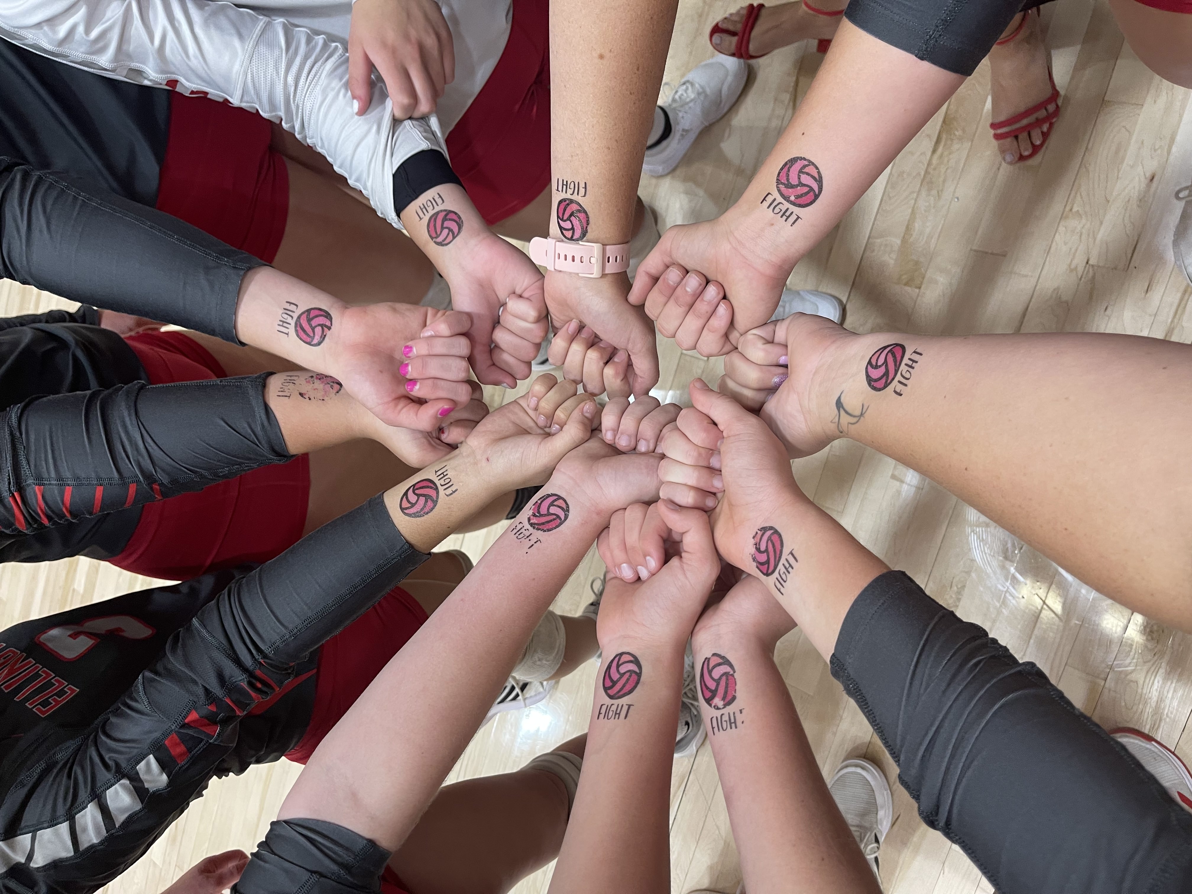 volleyball fight tattoos