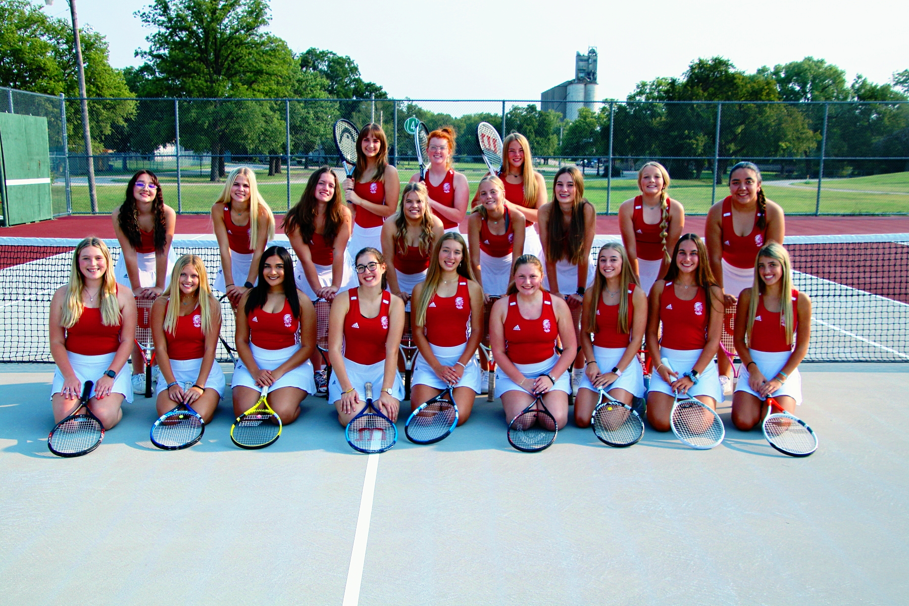 2021 Girls Tennis Team
