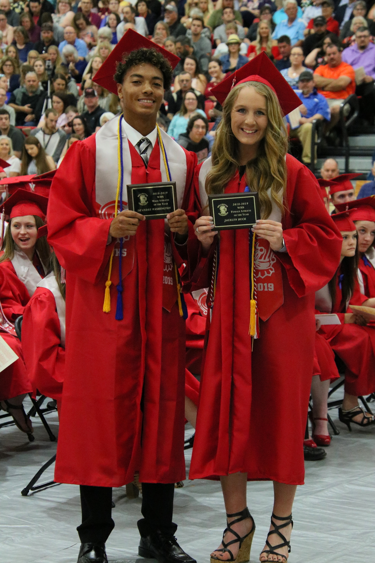 Outstanding male & female athletes