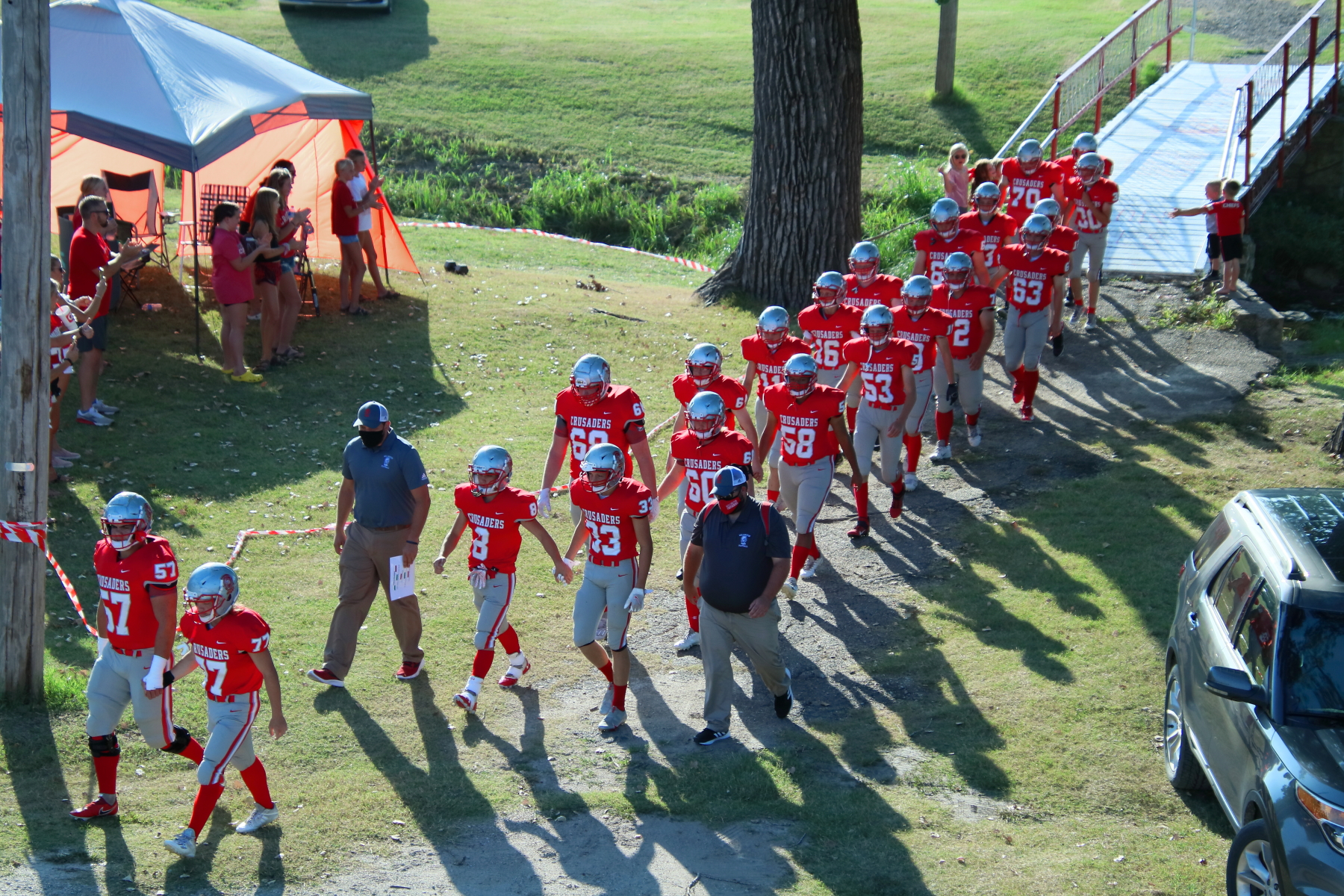 Crusader Football Opener vs Clearwater 090420