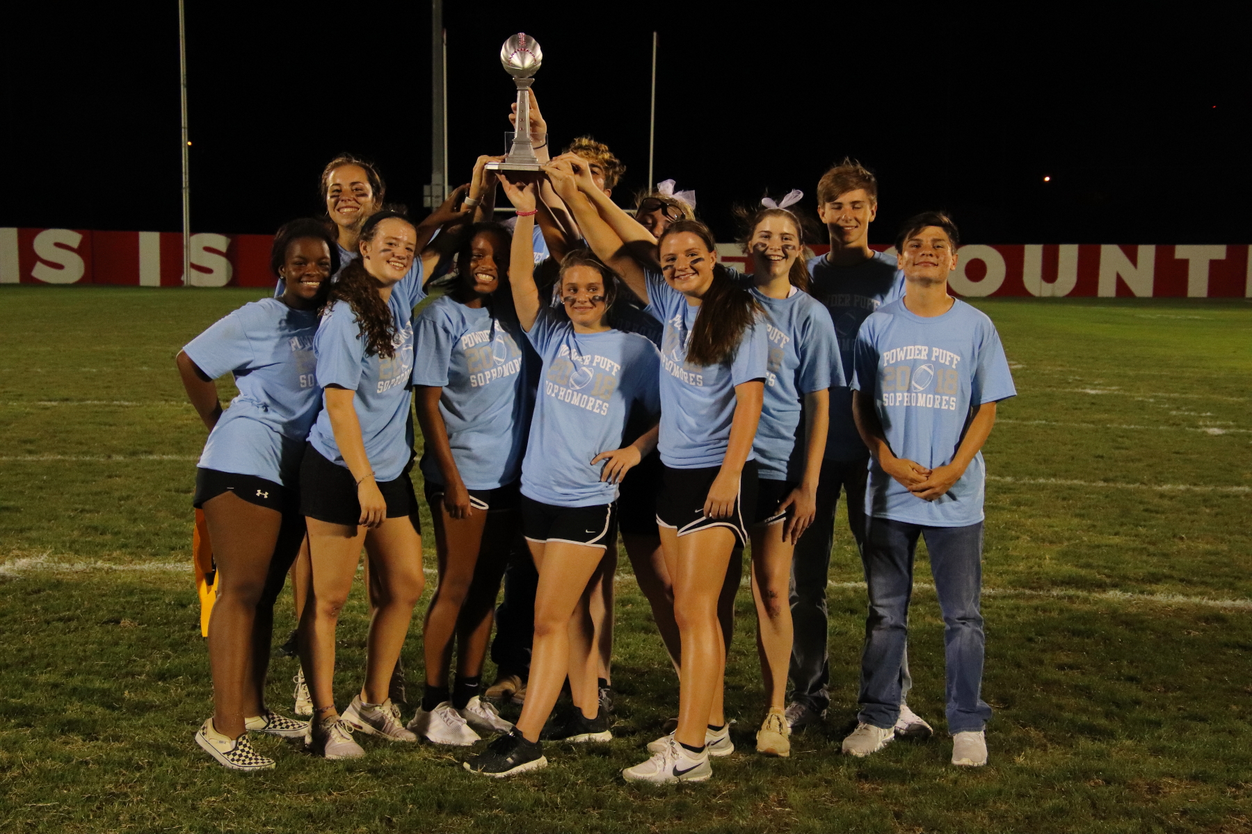 Powder Puff Football - SOPHS WIN!