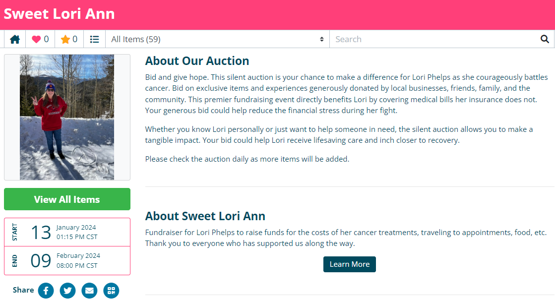 Auction detail