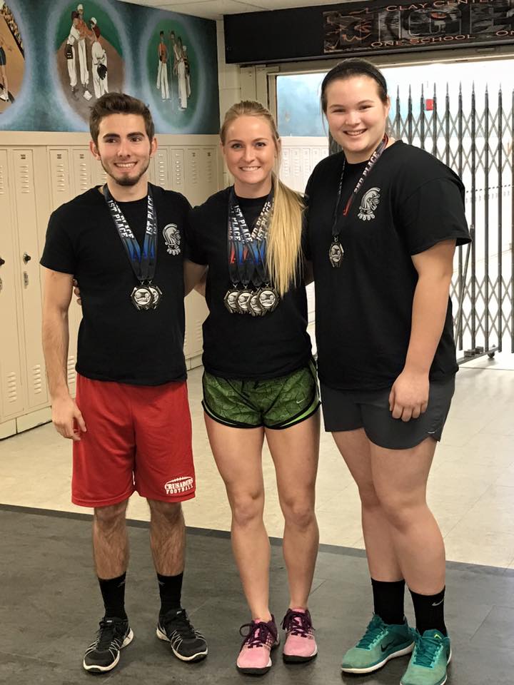 2017 Powerlifters Matthew, Jaycee & Brooke