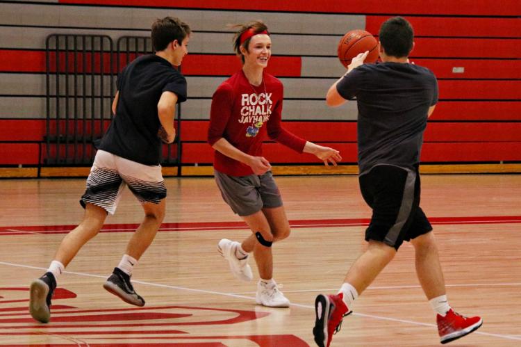 Crusader Basketball Practice