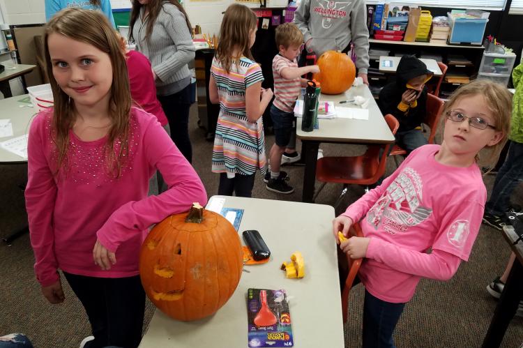 Pumpkin Carving WHS & Kennedy Students