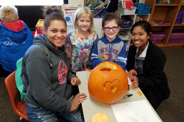 Pumpkin Carving WHS & Kennedy Students