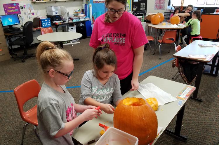 Pumpkin Carving WHS & Kennedy Students