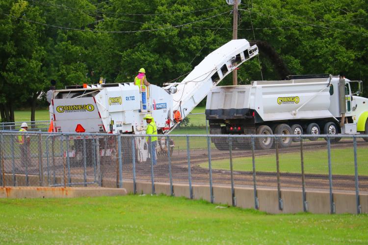 Cornejo & Sons workers at WMS Track