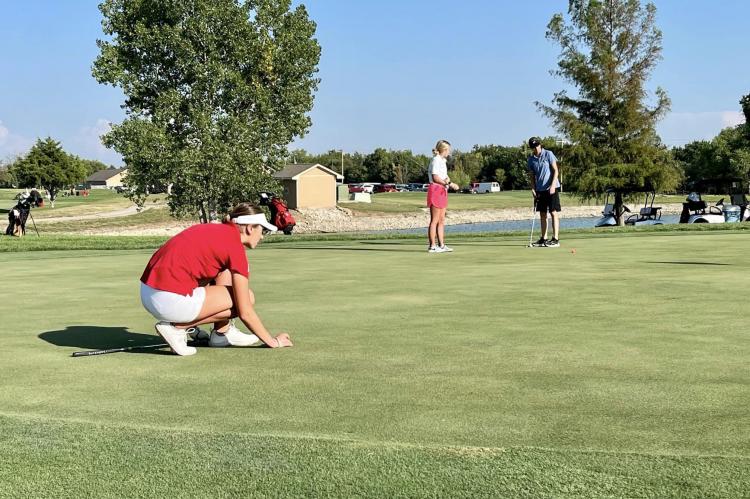 golf action