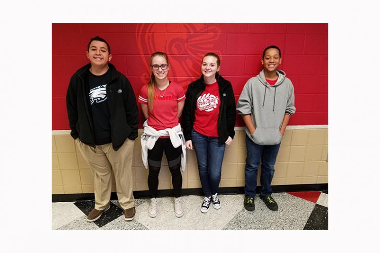 WHS Students of the Month JANUARY 2018