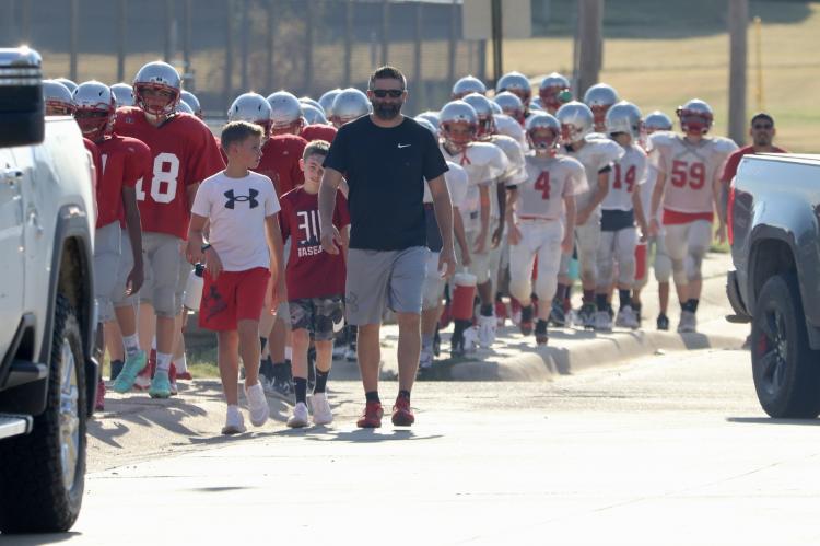 middle school football team