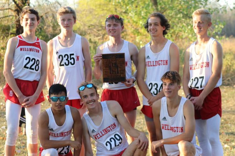 boys varsity runner ups cheney xc