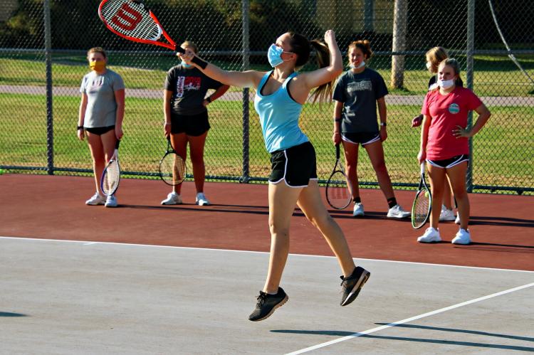 Fall 2020 Girls Tennis PreSeason Practice Pics 081920