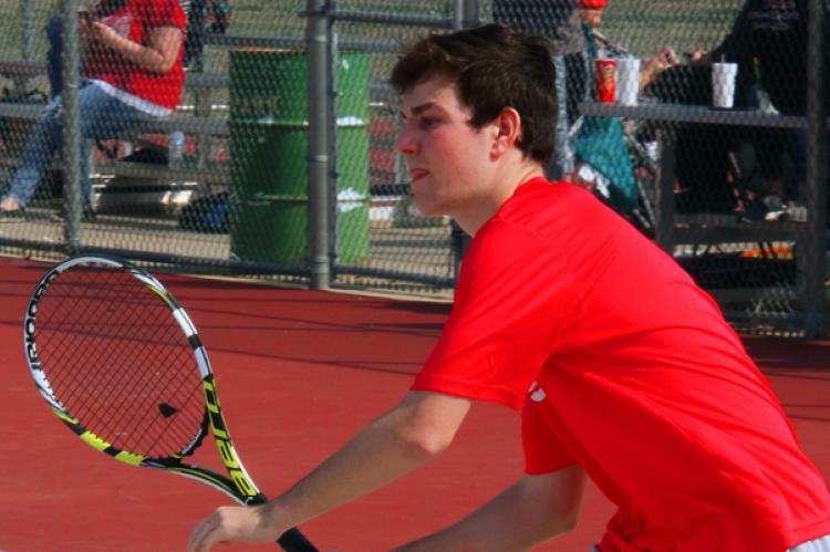 Varsity Tennis John Long