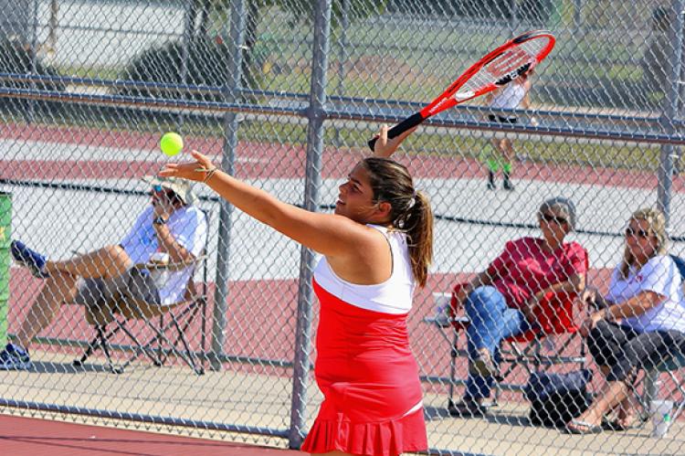 JV Girls Tennis Invite 091417