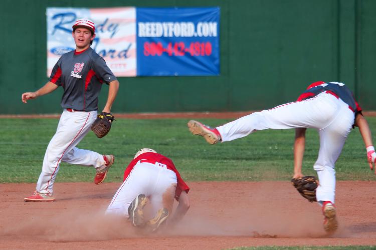 Sr. Babe Ruth Baseball Action