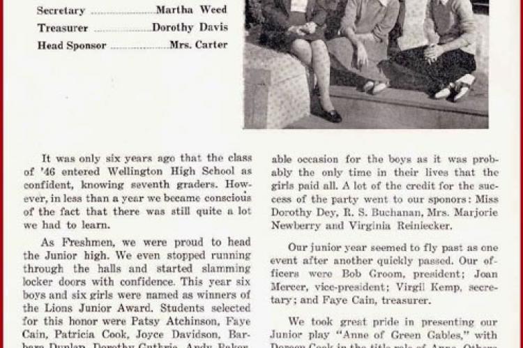 WHS Class of 1946