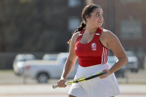 crystal ramirez at home tennis