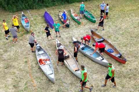 Great Race 2017 - Canoe Start