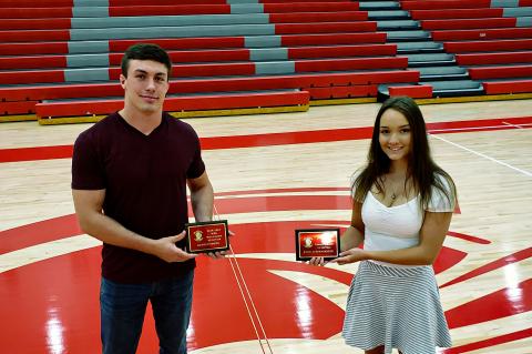 Kanden Young & Kylie Aufdengarten Outstanding Athletes