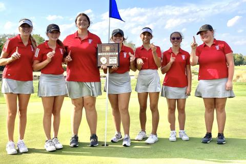 girls golf regional champions