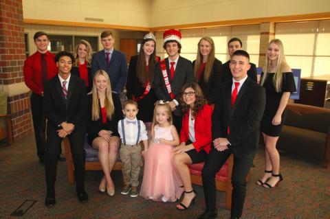 WHS Duke Dakota Lynnes and his Court