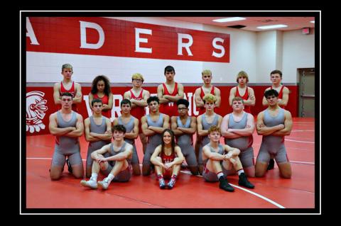 Wrestlers in action @ Wichita North & Augusta HS Saturday