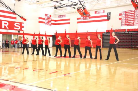 WHS Pep Rally - Crimson Dancers