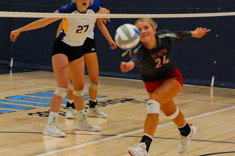 Tri Volleyball Action @ Clearwater HS vs Circle  HS