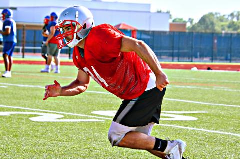 WHS 7 on 7 @ Wichita South  Isaac Hilt