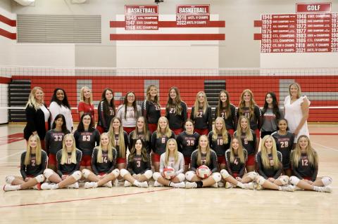 volleyball team photo