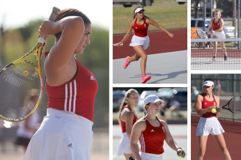 jv tennis collage