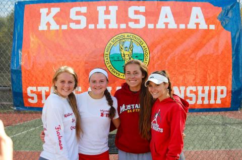 WHS GIRLS TENNIS @ STATE 4A TOURNEY