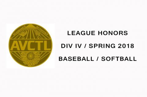 League Honors Spring 2018