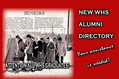 NEW WHS ALUMNI DIRECTORY