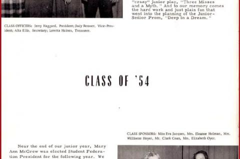 WHS Class of 1954