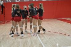 volleyball huddle